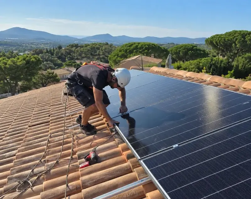 Installateur panneaux solaires Bécon-les-Granits — pose photovoltaïque sur toiture