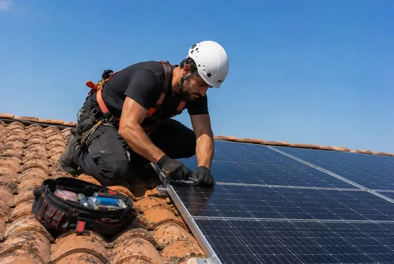 Maintenance et monitoring de panneaux solaires à Bécon-les-Granits